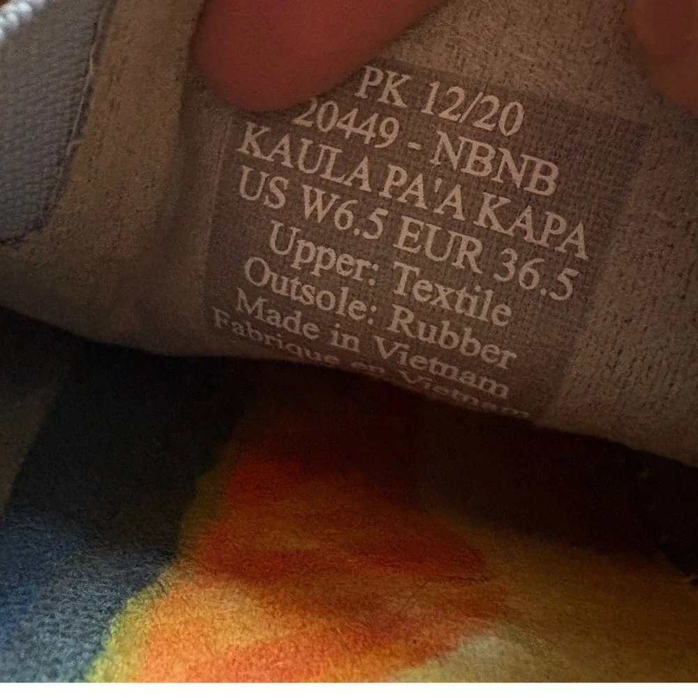 Olukai Kaula Pa'a Kapa Women's Espadrilles Light Blue Size 6.5